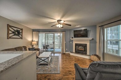 Living Room With Deck Access