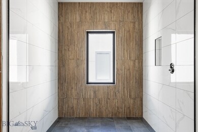 Primary bath, with free-standing tub under constru