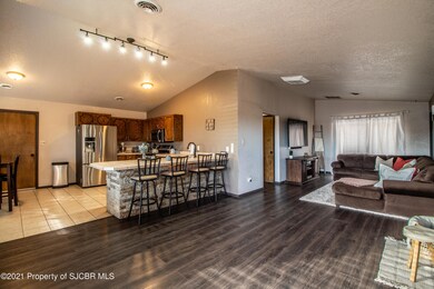 Open Dining, Kitchen & Living