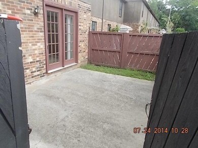 Fenced yard