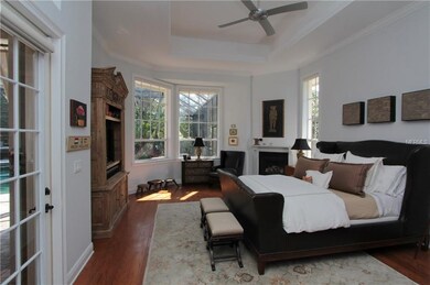 Master Bedroom With Gas Fireplace And Sitting Area