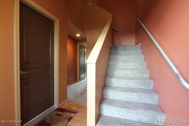 Entry way with designer colors