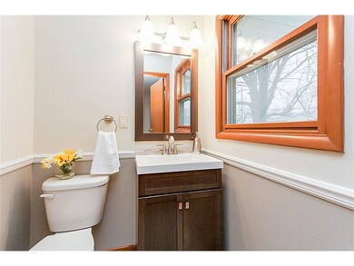 Master half bathroom beautifully updated