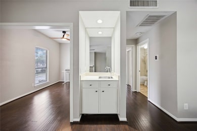 This unit includes a wet bar.