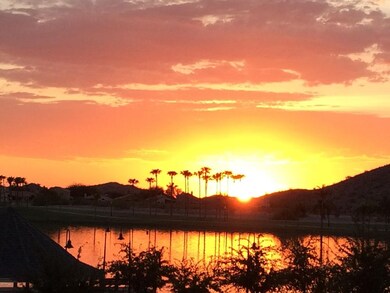 Just to the left of the sun