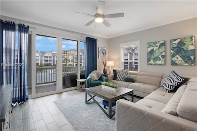 Living Room opens to Extended Balcony