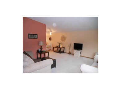 Living Room. Newer paint, neutral carpet
