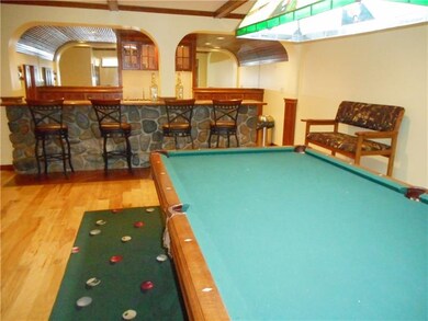 Game Room: This fantastic hideaway was custom buil