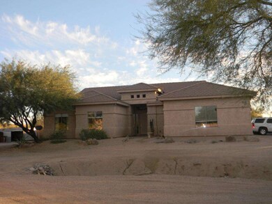 Frontal view of home