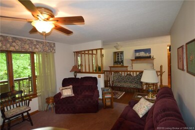 Another view of the living room looking back at th