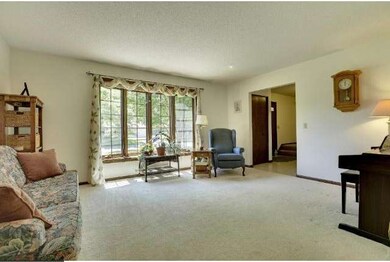 Formal living room greets you as you enter the hou