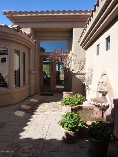 Inviting Courtyard Entry