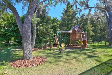 Huge backyard with trees for shade