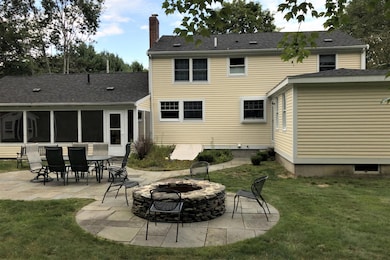 bluestone patio and firepit