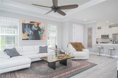 Great Room with view of Foyer & Kitchen