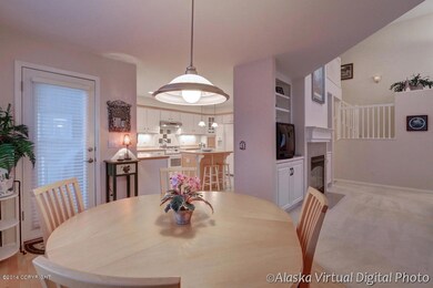 Dining area with  . . .