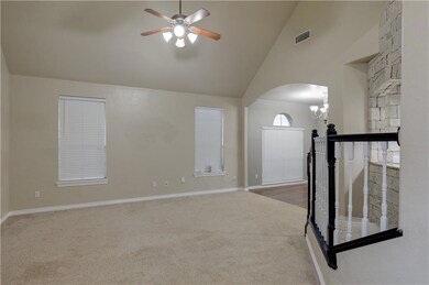 living area view from entry