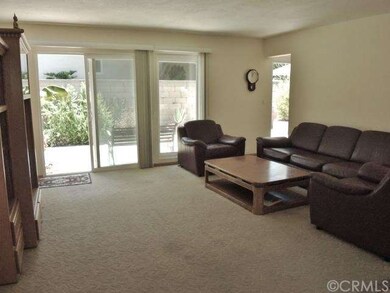Large Living Room opens to private yard/patio