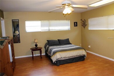 Generous master bedroom has plenty of space for large furniture