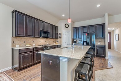 Kitchen with granite counter tops
