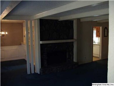 As you enter the foyer, you will see the gas firep