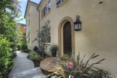 Mature landscaping with Flagstone entry