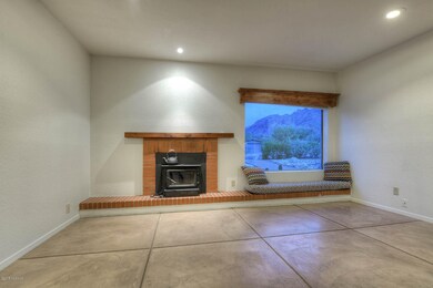 Fireplace and Reading Nook