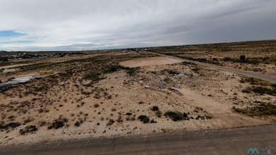 Overview of rural landscape featuring a desert landscape