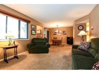 Opposite view of the Living Room with Dining Room 