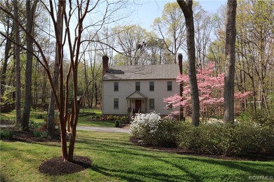 This shows the scale and setting of the home.