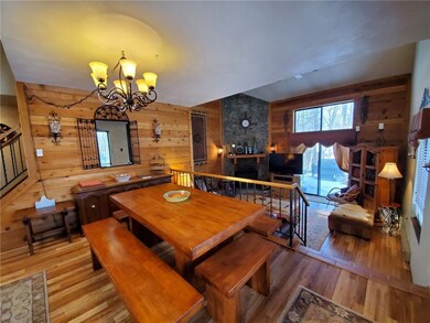 Open floor plan with a loft upstairs for another s