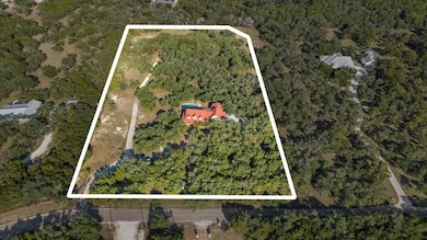 Aerial view of property's location featuring property boundaries highlighted