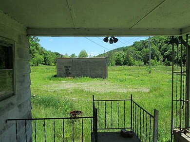 Patio/Deck. View of the garage from the rear cover