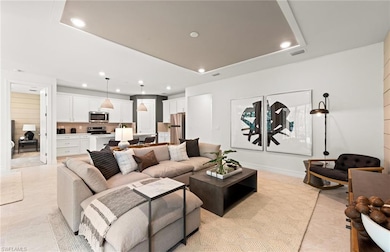 Interior photos are of a staged model home. Illust