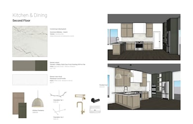 View of marketing collateral with multiple images