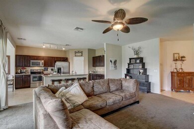 open to kitchen