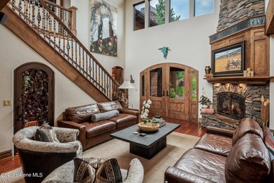 Great Room with Two-Story Ceilings