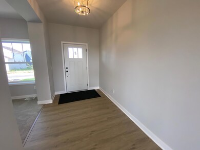 Foyer with LVP flooring