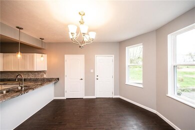 Dining Room open to Kitchen.