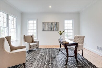 Library/office/dining room off the foyer.