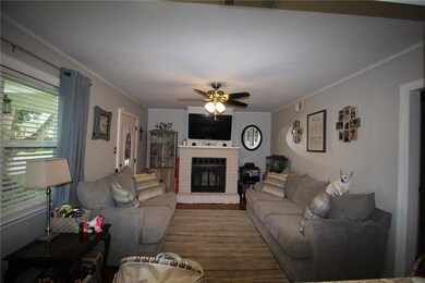 Welcoming living area right off the kitchen.