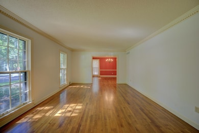 One of two living rooms on the first level