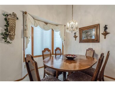 DINING ROOM WITH A BAY WINDOW