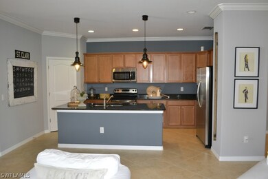 Kitchen includes granite counter tops