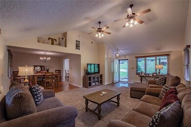 Large 17x16 Living Room open to the Dining Room! C