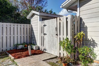 Gate to front porch entrance