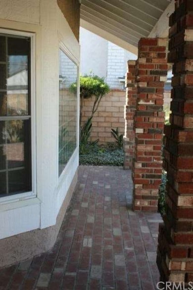 Nice brickwork on front porch