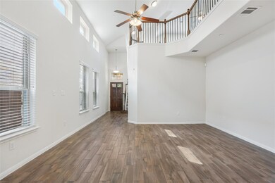 Unfurnished living room with baseboards, visible 