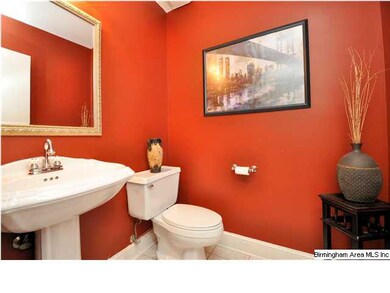 Main level powder room