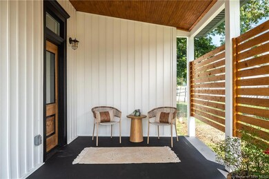 Side porch off the kitchen